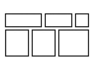 Płytki Memphis - białe - 6 sztuk = 1 moduł (0,90 m2) x grubość 27 mm
