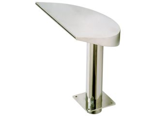 Chruśniak - Półksiężyc szeroki, S380 mm, przewężenie 75 mm, AISI 316, przepływ w górę.