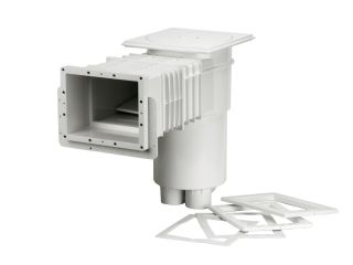 Skimmer VA, ssanie 215 x 160 mm, do folii, s predlzenym hrdlom, mosazne striekacky.