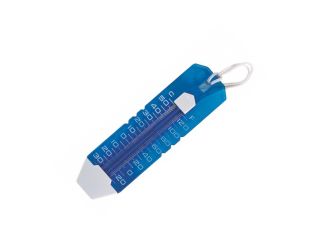 Schwimmender Thermometer - groß und flach