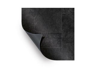 AVfol Relief - Płytki 3D z czarnego marmuru; szerokość 1,65 m, grubość 1,6 mm, metraż