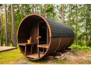 Sauna z tarasem i szatnią RTC-370