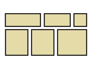 Płytki Memphis - 6 sztuk = 1 moduł (0,90 m2) x grubość 27 mm