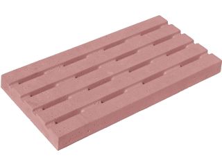 Dekoration - Gitterrost 500 x 250 x Stärke 40 mm - Oberfläche GLATT in ROSA