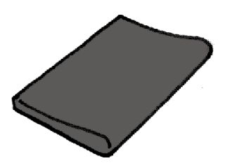 Louisiana Pflasterung - dunkelgrau - gerades Stück 600 x 250 x 35 mm - 1 Stück